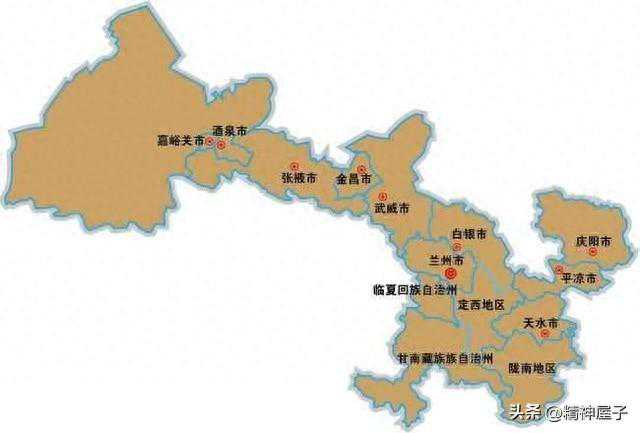 “羲轩桑梓”的甘肃省有哪些地级市