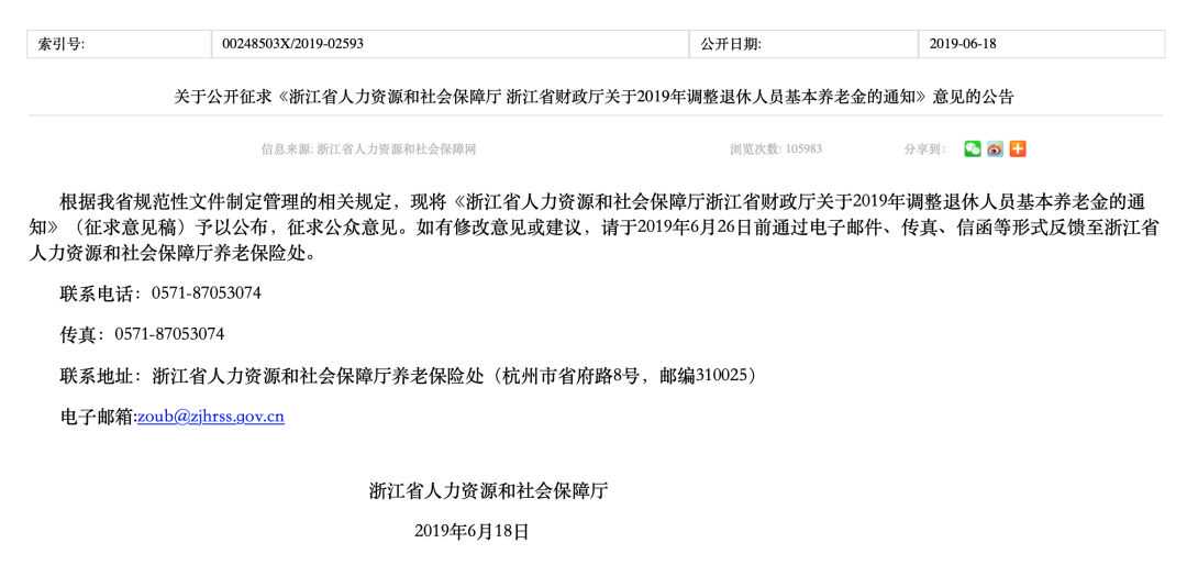 浙江退休、退职人员要加钱啦！今年起执行，有望7月底发放到位！