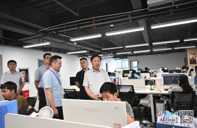 强攻二季度，确保双过半 魏文攻走访调研新入驻企业